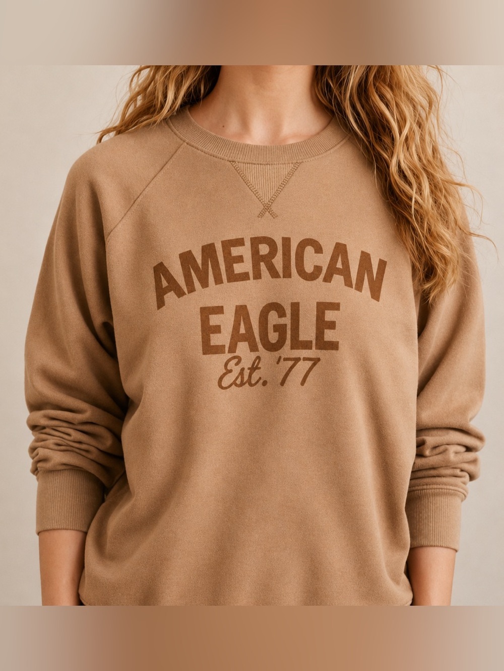 American Eagle brown sweatshirt, small